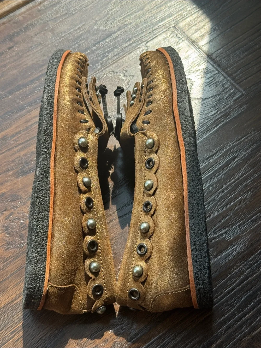 Coach brown suede